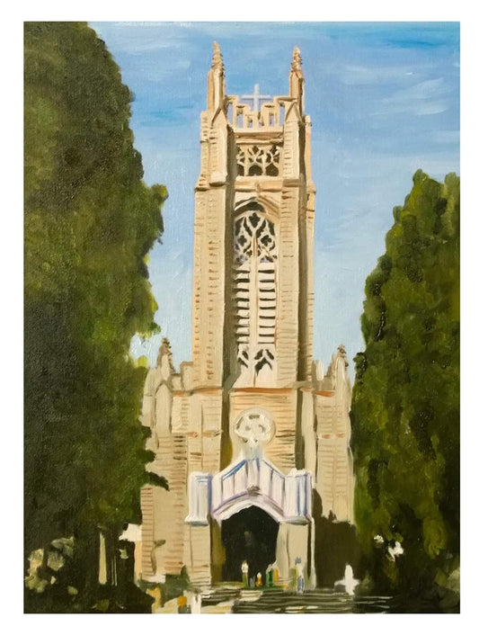 Medhak church oil painting