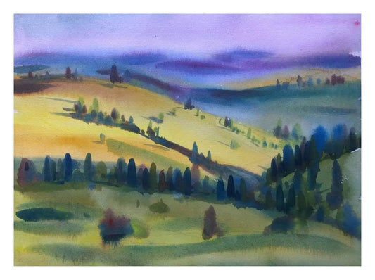 golden landscape