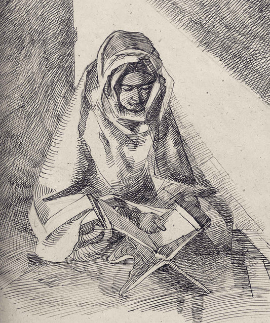 reading lady